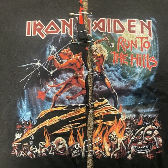 Iron Maiden Reworked Vintage T - Picture 2 of 4
